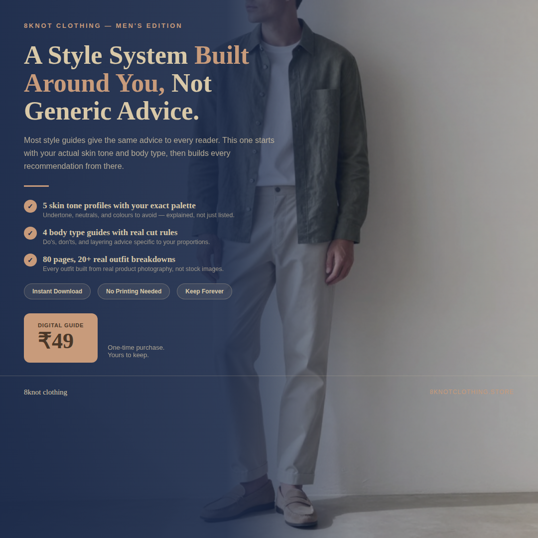 "The Colour & Style System — Men's Skin Tone & Body Type Guide"