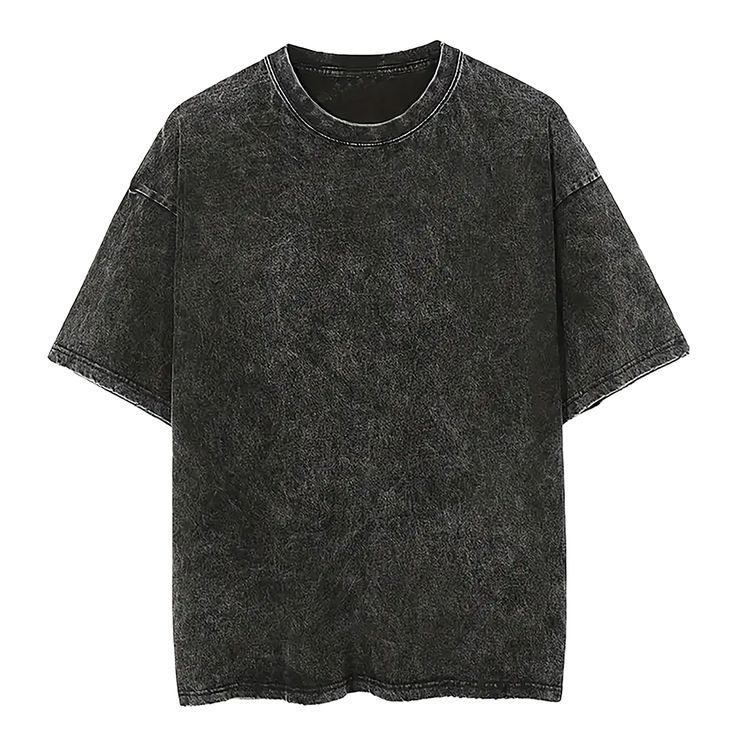 Black Acid Wash Tee