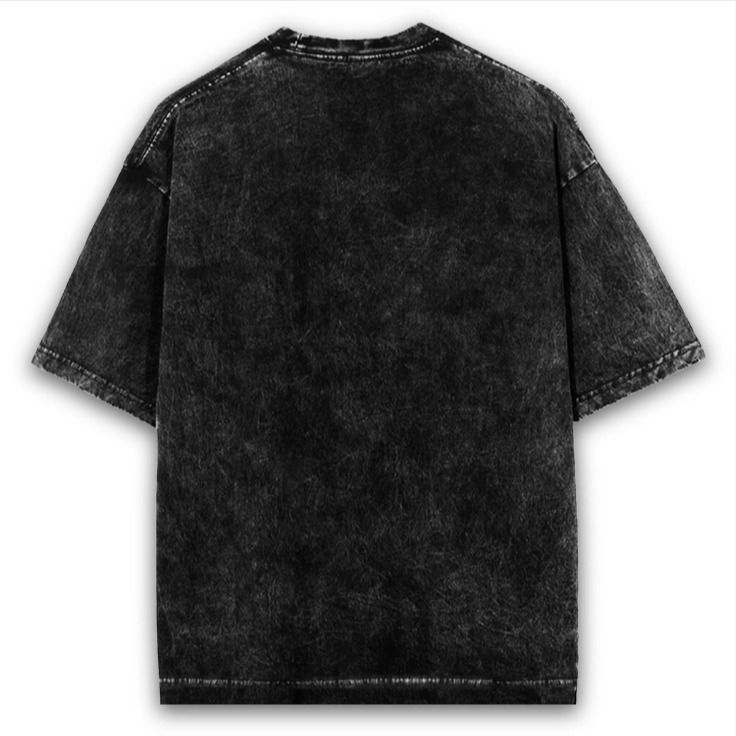 Black Acid Wash Tee