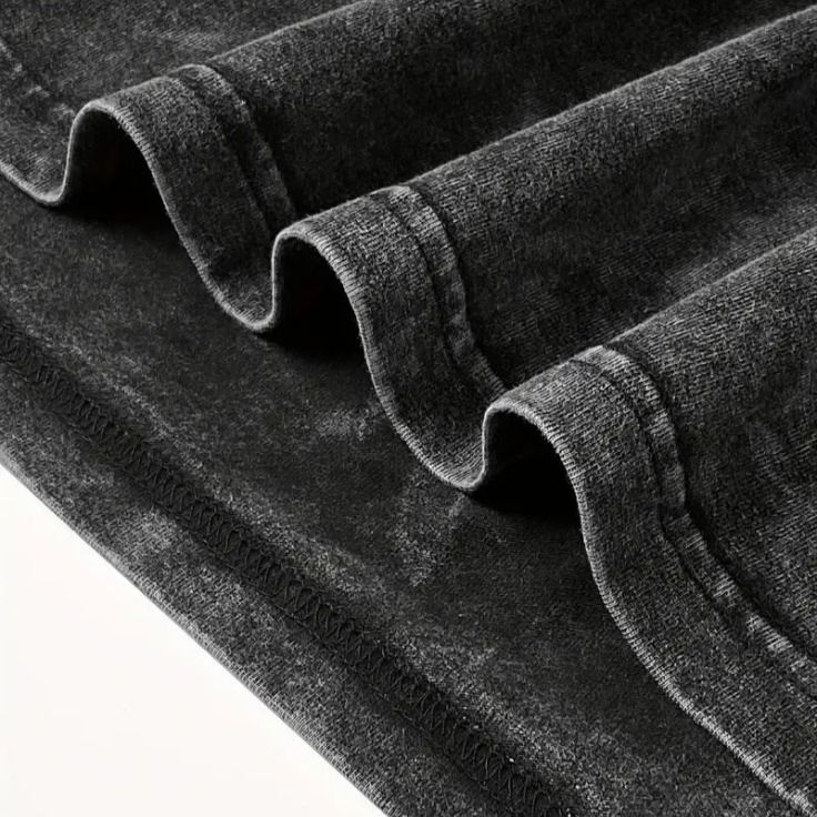 Black Acid Wash Tee