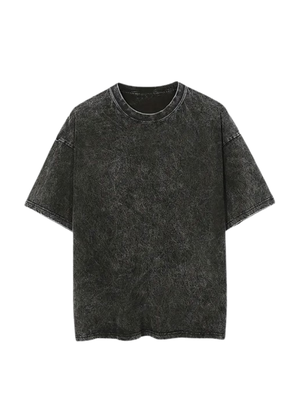 Black Acid Wash Tee